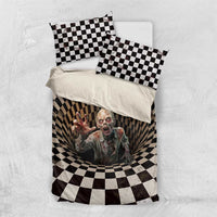 3D Illusion Zombie Halloween Bedding Set Horror Style DT05