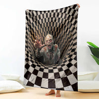 3D Illusion Zombie Halloween Blanket Horror Style - Wonder Print Shop