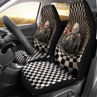 3D Illusion Zombie Halloween Car Seat Cover Horror Style DT05