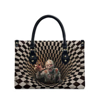 3D Illusion Zombie Halloween Leather Bag Horror Style DT05
