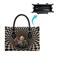 3D Illusion Zombie Halloween Leather Bag Horror Style DT05