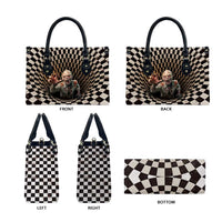 3D Illusion Zombie Halloween Leather Bag Horror Style DT05