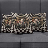 3D Illusion Zombie Halloween Pillow Cover Horror Style - Wonder Print Shop