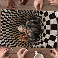 3D Illusion Zombie Halloween Puzzle Horror Style - Wonder Print Shop