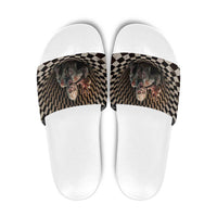 3D Illusion Zombie Halloween Slide Sandals Horror Style - Wonder Print Shop