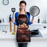 3D Illusion Skull Halloween Apron Hell Pit - Wonder Print Shop