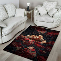 3D Illusion Skull Halloween Area Rug Hell Pit - Wonder Print Shop
