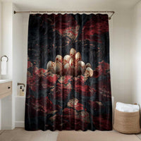 3D Illusion Skull Halloween Bathroom Set Hell Pit - Wonder Print Shop