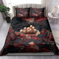 3D Illusion Skull Halloween Bedding Set Hell Pit DT05