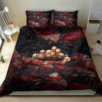 3D Illusion Skull Halloween Bedding Set Hell Pit DT05