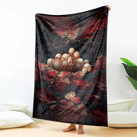 3D Illusion Skull Halloween Blanket Hell Pit - Wonder Print Shop
