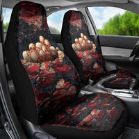 3D Illusion Skull Halloween Car Seat Cover Hell Pit DT05