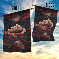 3D Illusion Skull Halloween Garden Flag Hell Pit - Wonder Print Shop