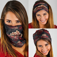 3D Illusion Skull Halloween Neck Gaiter Hell Pit - Wonder Print Shop