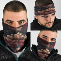 3D Illusion Skull Halloween Neck Gaiter Hell Pit - Wonder Print Shop