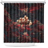 3D Illusion Skull Halloween Shower Curtain Hell Pit - Wonder Print Shop