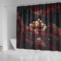 3D Illusion Skull Halloween Shower Curtain Hell Pit - Wonder Print Shop