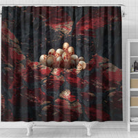 3D Illusion Skull Halloween Shower Curtain Hell Pit - Wonder Print Shop