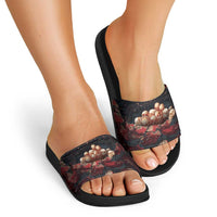 3D Illusion Skull Halloween Slide Sandals Hell Pit - Wonder Print Shop