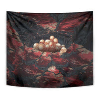 3D Illusion Skull Halloween Tapestry Hell Pit - Wonder Print Shop