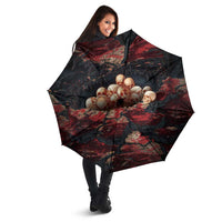 3D Illusion Skull Halloween Umbrella Hell Pit - Wonder Print Shop