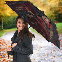 3D Illusion Skull Halloween Umbrella Hell Pit - Wonder Print Shop