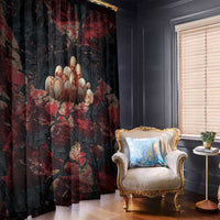3D Illusion Skull Halloween Window Curtain Hell Pit - Wonder Print Shop