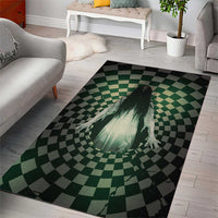 3D Illusion Ghost 3D Halloween Area Rug Horror Retro Style - Wonder Print Shop