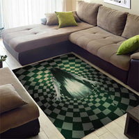 3D Illusion Ghost 3D Halloween Area Rug Horror Retro Style - Wonder Print Shop