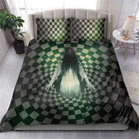 3D Illusion Ghost 3D Halloween Bedding Set Horror Retro Style DT05