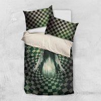 3D Illusion Ghost 3D Halloween Bedding Set Horror Retro Style DT05