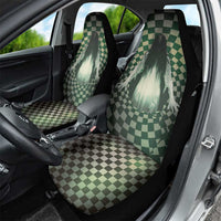 3D Illusion Ghost 3D Halloween Car Seat Cover Horror Retro Style DT05