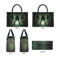 3D Illusion Ghost 3D Halloween Leather Bag Horror Retro Style DT05