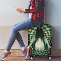 3D Illusion Ghost 3D Halloween Luggage Cover Horror Retro Style - Wonder Print Shop
