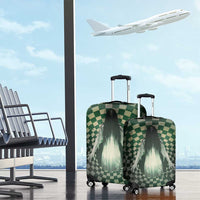 3D Illusion Ghost 3D Halloween Luggage Cover Horror Retro Style - Wonder Print Shop