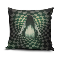 3D Illusion Ghost 3D Halloween Pillow Cover Horror Retro Style - Wonder Print Shop