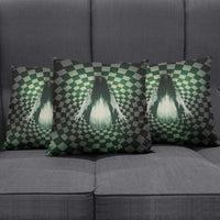 3D Illusion Ghost 3D Halloween Pillow Cover Horror Retro Style - Wonder Print Shop