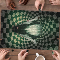 3D Illusion Ghost 3D Halloween Puzzle Horror Retro Style - Wonder Print Shop