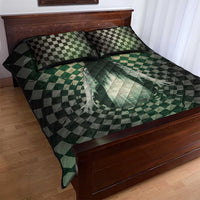 3D Illusion Ghost 3D Halloween Quilt Bed Set Horror Retro Style DT05