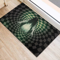 3D Illusion Ghost 3D Halloween Rubber Doormat Horror Retro Style - Wonder Print Shop