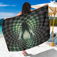3D Illusion Ghost 3D Halloween Sarong Horror Retro Style - Wonder Print Shop