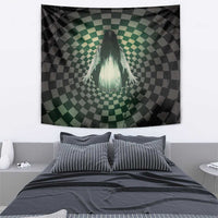 3D Illusion Ghost 3D Halloween Tapestry Horror Retro Style - Wonder Print Shop