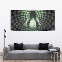 3D Illusion Ghost 3D Halloween Tapestry Horror Retro Style - Wonder Print Shop