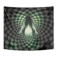3D Illusion Ghost 3D Halloween Tapestry Horror Retro Style - Wonder Print Shop