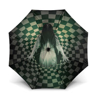 3D Illusion Ghost 3D Halloween Umbrella Horror Retro Style - Wonder Print Shop