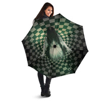 3D Illusion Ghost 3D Halloween Umbrella Horror Retro Style - Wonder Print Shop