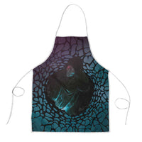 3D Illusion Witch Halloween Apron Dark Magic In The Cracks - Wonder Print Shop