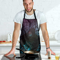 3D Illusion Witch Halloween Apron Dark Magic In The Cracks - Wonder Print Shop