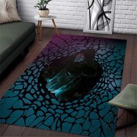 3D Illusion Witch Halloween Area Rug Dark Magic In The Cracks - Wonder Print Shop