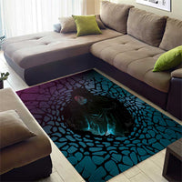 3D Illusion Witch Halloween Area Rug Dark Magic In The Cracks - Wonder Print Shop